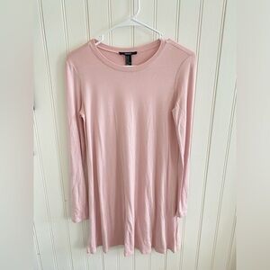 Forever 21 pink long sleeve dress